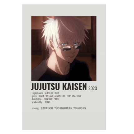 پوستر گوجو ساتورو Satoru Gojo طرح انیمه جوجوتسو کایسن Jujutsu Kaisen کد 355