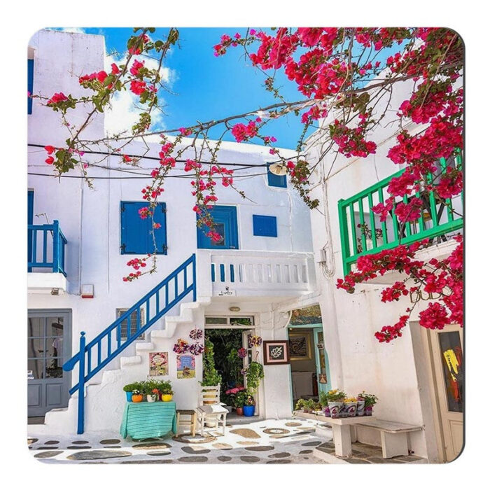 مگنت صباطرح مدل خانه مدیترانه ای کد M266
